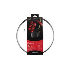 Кришка Ardesto Gemini Gourmet, 28 см, скло, неіржавка сталь, бакеліт (AR1928GGL)