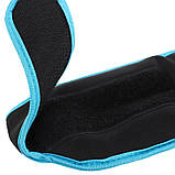 Обтяжувачі-манжети для рук та ніг з металевою стружкою Zelart FI-5732-4 2x2кг, фото 5