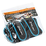 Обтяжувачі-манжети для рук та ніг з металевою стружкою Zelart FI-5732-4 2x2кг, фото 6