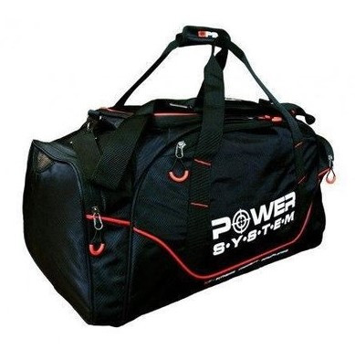 Сумка спортивна Power System PS-7010 Gym Bag Magna 65л Blak/Red