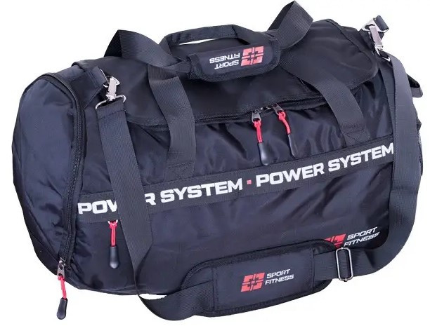 Сумка спортивна Power System PS-7012  Gym Bag-Dynamic 38л Blak/Red