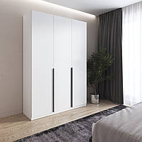 Шафа для одягу VAYS M-32, 2 штанги та полиці, ЛДСП, 150×50×220 см - для спальні, вітальні, передпокою