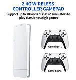 Консоль ігрова з джойстиками бездротовими M15 64GB, біла 9217, фото 4