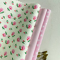 Набір тканини для рукоділля з 3 шт. Рожевий