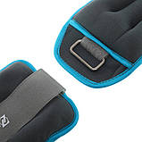 Обтяжувачі-манжети для рук та ніг з металевою стружкою Zelart FI-5733-3 2x1.5кг, фото 7