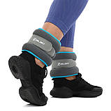 Обтяжувачі-манжети для рук та ніг з металевою стружкою Zelart FI-5733-3 2x1.5кг, фото 10