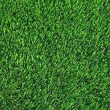 Декоративна штучна трава ширина рулону 1 метр LG Grass 40 мм., фото 5
