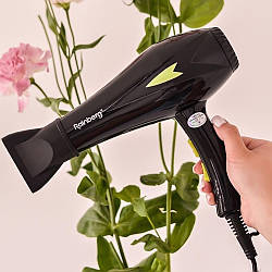 Потужний фен для укладання волосся + концентратор, Rainberg RB-2209 / Фен для сушіння волосся / Професійний фен