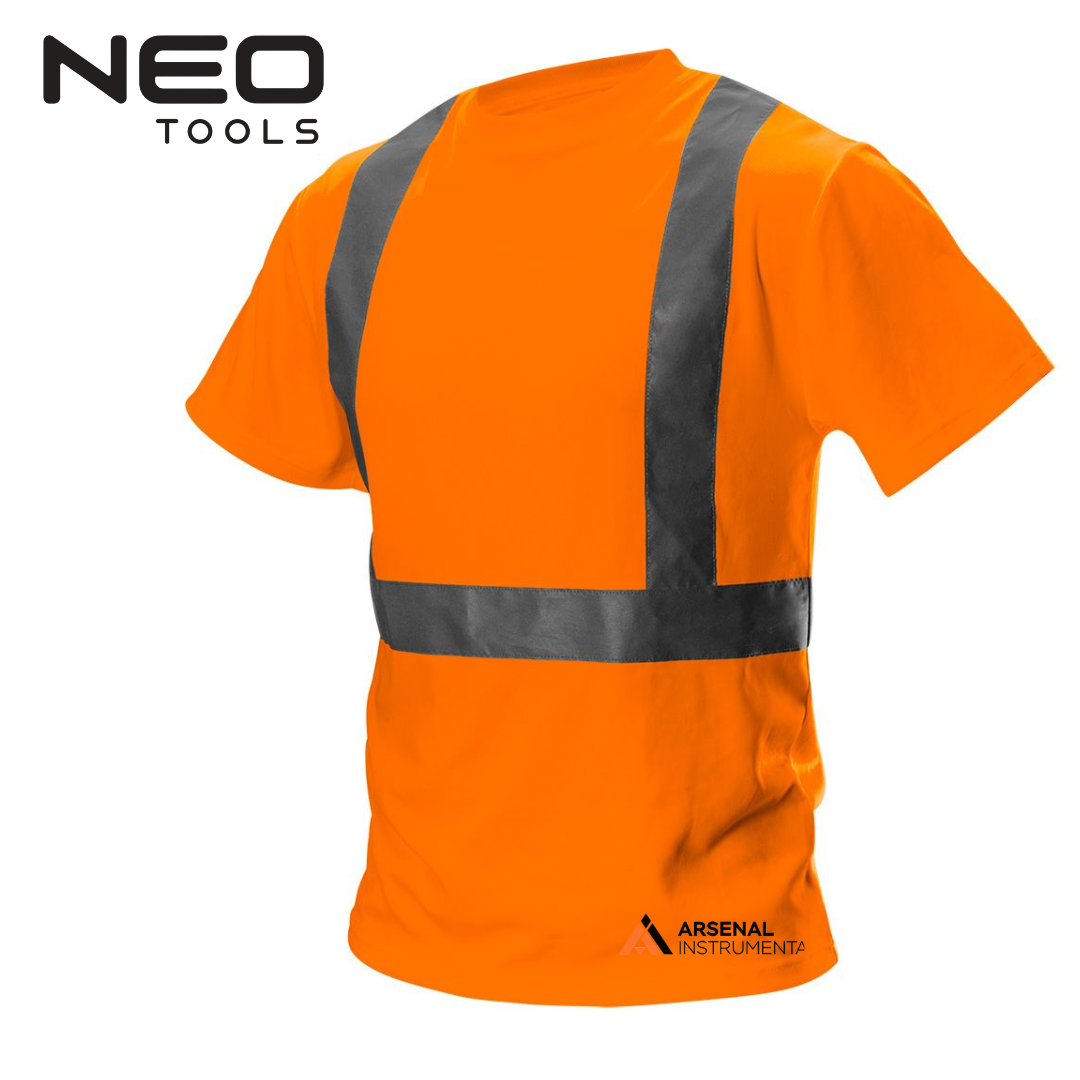 Футболка сигнальна чоловіча помаранчева, розмір M/50, Neo Tools (81-733-M)
