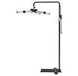 Безтіньова підлогова лампа-півмісяць HD-M26X (6 ламп), 65 Вт., - для освітлення, фото 3