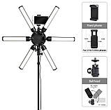 Безтіньова підлогова лампа-півмісяць HD-M26X (6 ламп), 65 Вт., - для освітлення, фото 4