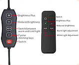 Безтіньова підлогова лампа-півмісяць HD-M26X (6 ламп), 65 Вт., - для освітлення, фото 9