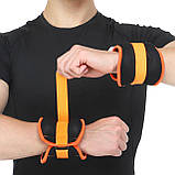 Обтяжувачі-манжети для рук та ніг з металевими кульками Zelart FI-7208-2 2x1кг, фото 9