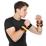 Обтяжувачі-манжети для рук та ніг з металевими кульками Zelart FI-7208-2 2x1кг, фото 10