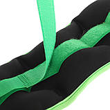 Обтяжувачі-манжети для рук та ніг з металевими кульками Zelart FI-7208-2 2x1кг, фото 5