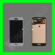 Дисплей Samsung J250 J2 2018 із сенсором, сріблястий (TFT, оригінал Китай)