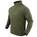 Флісовий пуловер Condor 1/4 Zip Fleece Pullover 607 Medium, Coyote Brown, фото 3