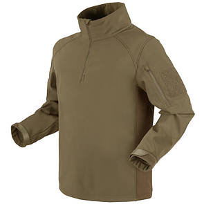 Бойова софтшелл сорочка Condor PATROL QUARTER-ZIP SOFT SHELL 101185 Medium, Тан (Tan)