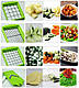 Універсальна овочерізка Nicer Dicer Plus, ручна багатофункціональна овочерізка, фото 5
