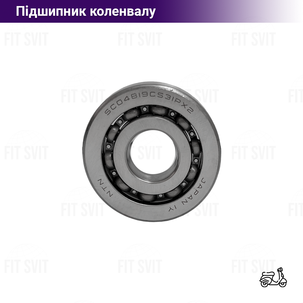 Підшипник колінвалу 20*56*12 (SC04B19) для скутера Honda DIO AF-34/35, LEAD 48