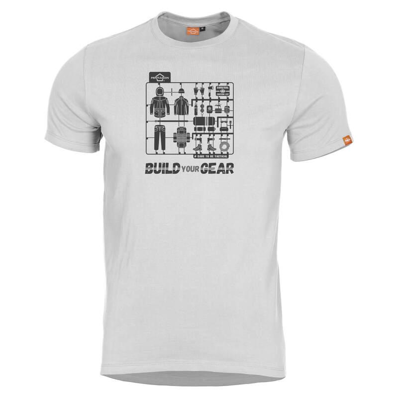 Футболка Pentagon AGERON BUILD YOUR GEAR K09012-BG Large, Білий