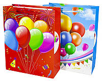 Пакет подарочный Dewen Воздушные шары (18*24*8.5)