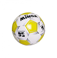 Мяч футбольный Minsa размер №5 340г желтый (BT-FB-0289YL)