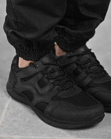 Тактические кроссовки для полиции кожаные, армейские кроссовки весна-лето черные, кроссовки полиция ef997