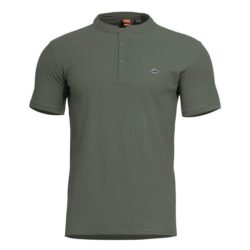 Поло Pentagon LEVANTES HENLEY SHIRT K09025 Medium, Camo Green (Олива)