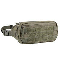 Тактическая сумка на пояс Mil-Tec Olive, военная сумка поясная, мужская сумка олива, армейская сумка молли