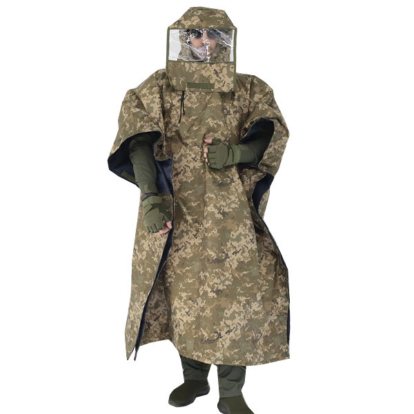 Пончо із захистом від тепловізора, Піксель ВСУ, фото 1