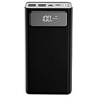 Зовнішній акумулятор повербанк Power Bank (50000mah) XO PR125 Black, Портативний зарядний пристрій