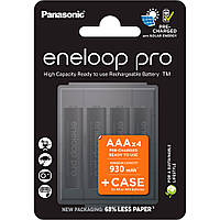 Аккумулятор Panasonic Eneloop Pro AAA 930mAh NiMh 4шт + Case Eneloop (BK-4HCDEC4CP) [103353]