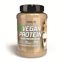 Протеин Evolite Nutrition Vegan Protein, 900 грамм Карамельный макиато