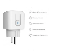 WI-FI pозетка EU-C338 220V 10A Voltronic, фото 3