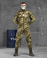 Тактический весенний военный костюм пиксель рип-стоп армейская форма пиксель для зсу