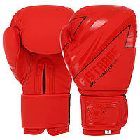 Перчатки боксерские кожаные FISTRAGE VL-4144 размер 12 унции цвет красный hd