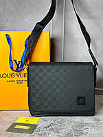 Мужская сумка мессенджер Louis Vuitton District Damier Infini Чоловіча сумка мессенджер