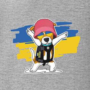 Термоаплікація для друку на одязі пес Патрон