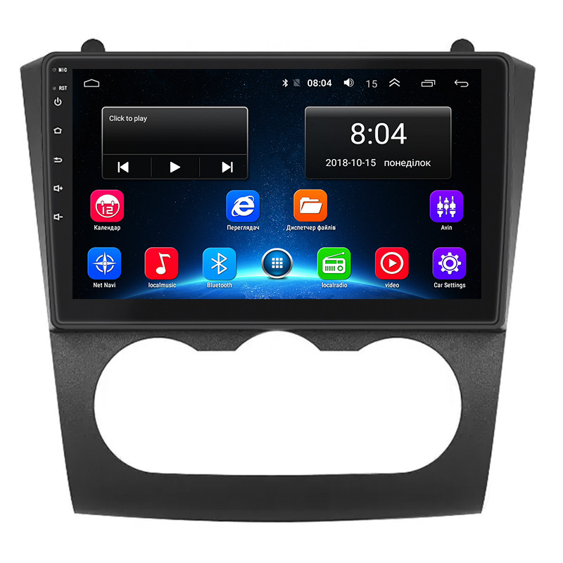 Штатна магнітола Lesko для Nissan Altima IV (L32) Manual AC 2006-2009г 9" 2/32Gb Wi-Fi GPS Base Алтіма 4 шт., фото 1