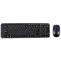 Комплект клавиатура + мышь беспроводной USB Logitech MK220 (920-003169) черный