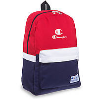 Рюкзак городской CHAMPION 805 цвет темно-синий-красный hd