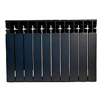 Біметалевий радіатор Mirado Graphite 500х96 BM, графітовий