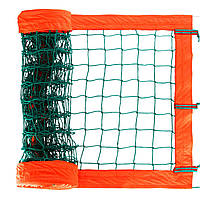 Сетка для пляжного волейбола Zelart Элит SO-0952 8,5x1м зеленый-оранжевый kl