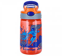 Пляшка для води дитяча Contigo Gizmo Flip 420 мл Nectarine Superhero (1075-2116115)