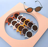 Сонцезахисні окуляри дитячі окуляри від сонця круглі окуляри детские очки от солнца