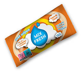 Вологі серветки "relax" морські 15шт