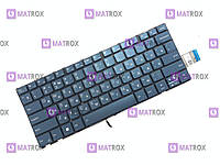 Оригинальная клавиатура для Lenovo Yoga Pro 7-14ARP8, 14APH8, 14IRH8 series, ru, темно-голубой, подсветка