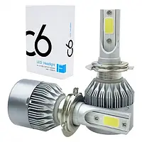 ОПТ от 10 шт, Комплектов светодиодных ламп C6 H11, 2 шт, 36W / Автомобильные LED лампы / Автоэлектроника