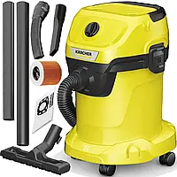 Бытовой хозяйственный пылесос Karcher Строительный пылесос (Пылесос для дома) Компактный промышленный пылесос